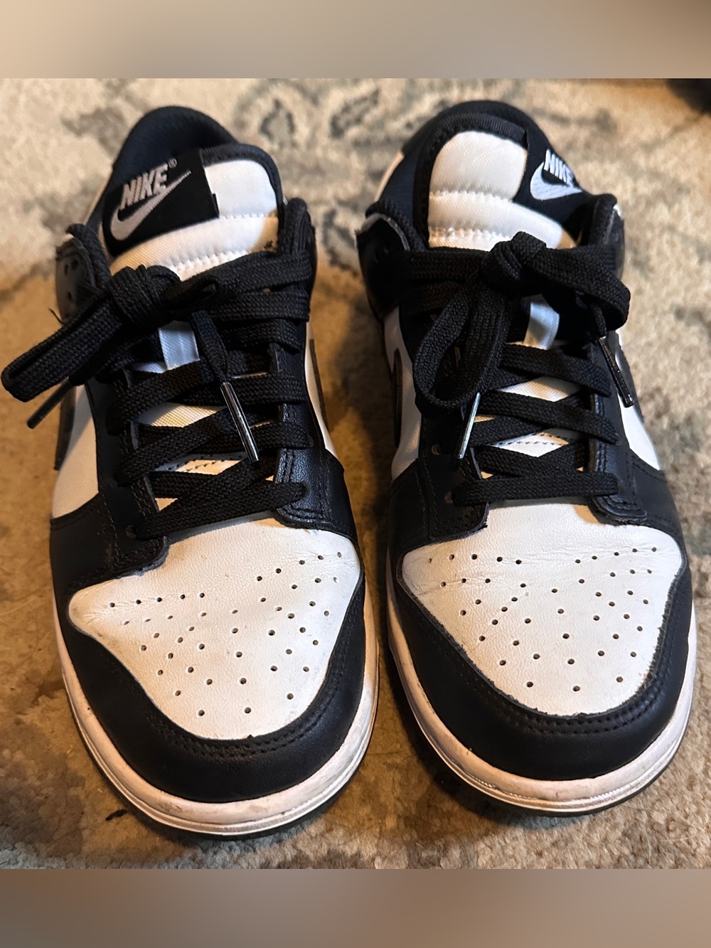 Nike Pandas 🐼 Black and White Low-Top Sneakers